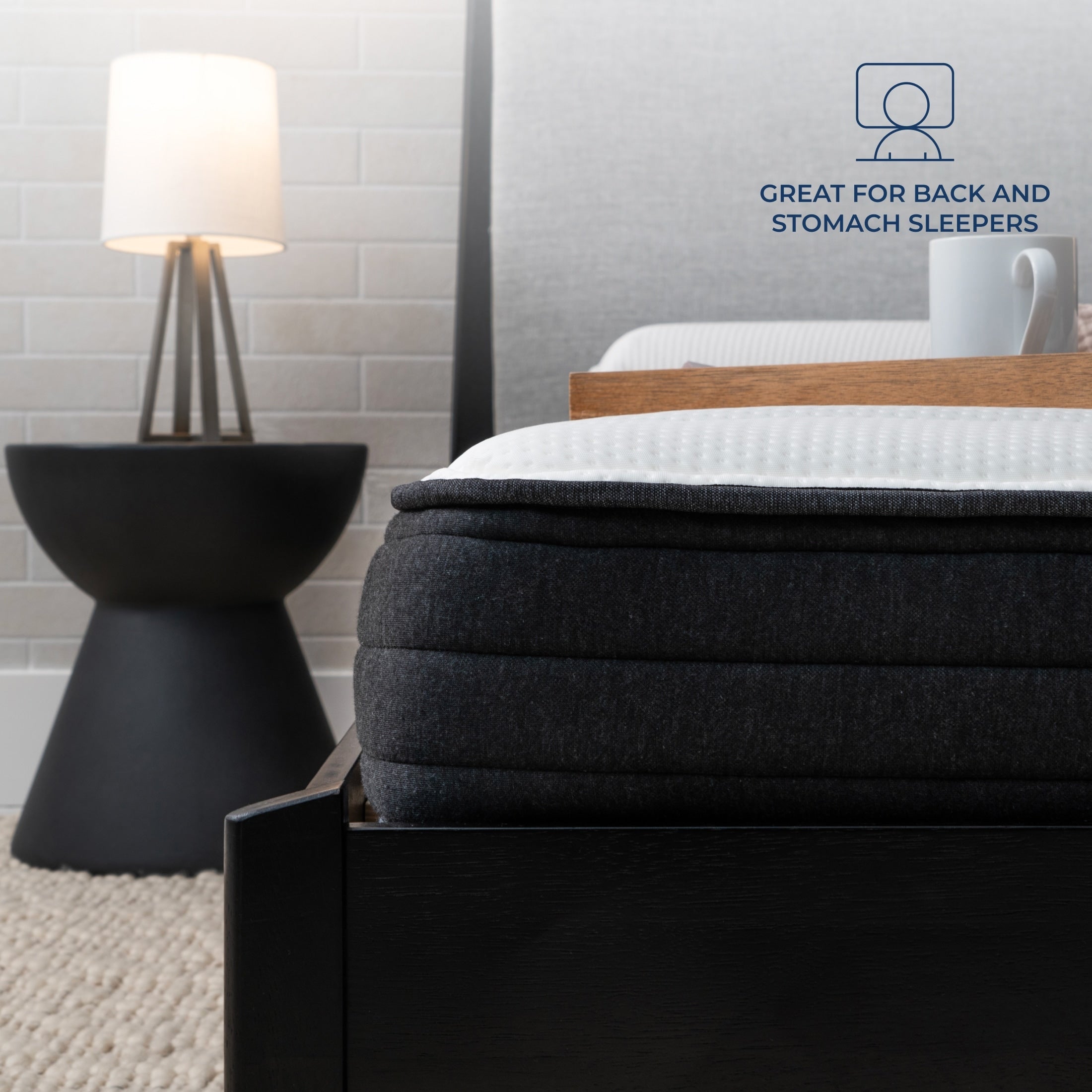 Matelas hybride en mousse à mémoire de forme Brooklyn Bedding Select 8 Gel