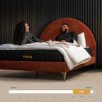 Brooklyn Bedding Titan 11 Hybrid pour dormeurs de grande taille avec housse rafraîchissante