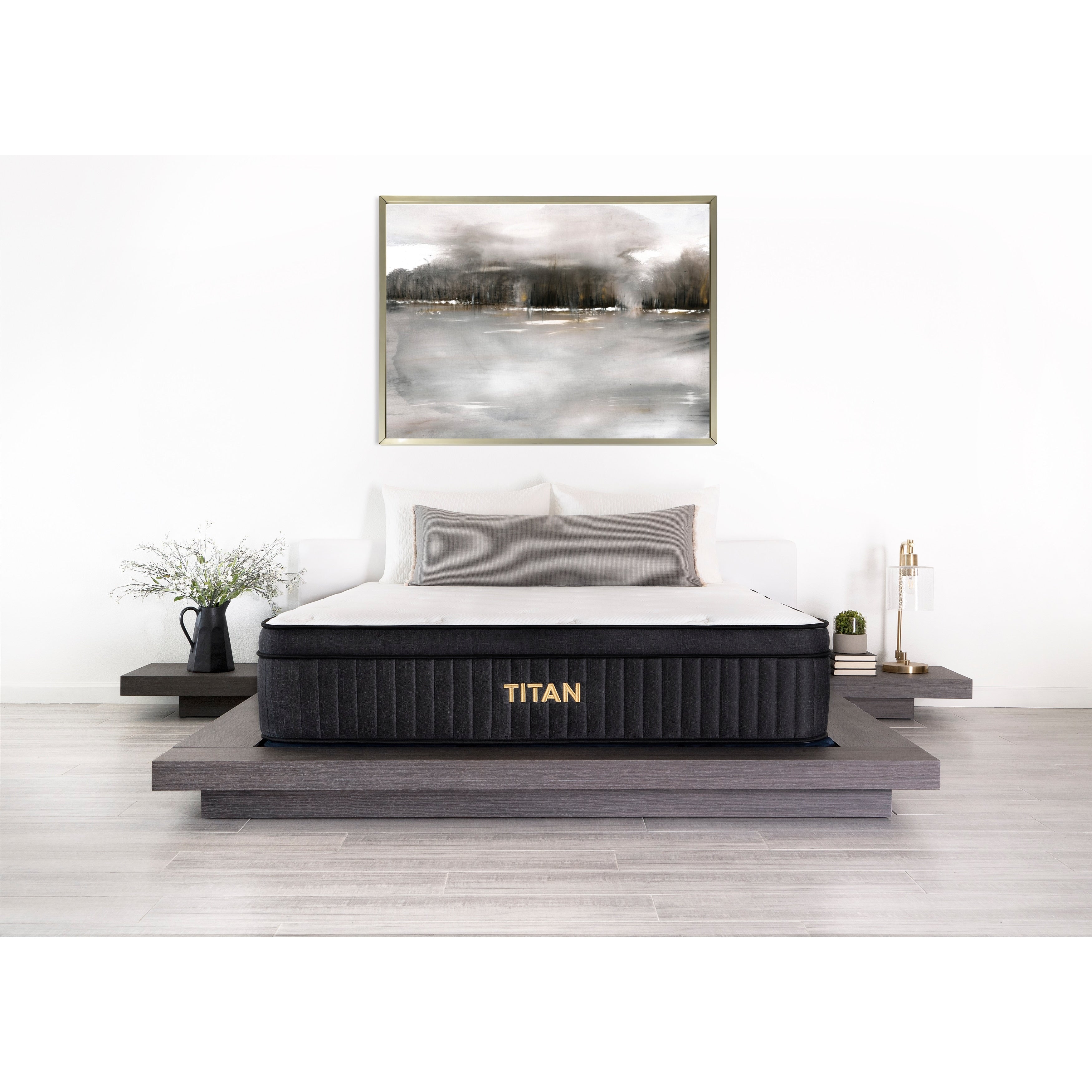 Brooklyn Bedding Titan 13 Hybrid Luxe pour dormeurs de grande taille