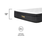 Brooklyn Bedding Titan 13 Hybrid Luxe pour dormeurs de grande taille