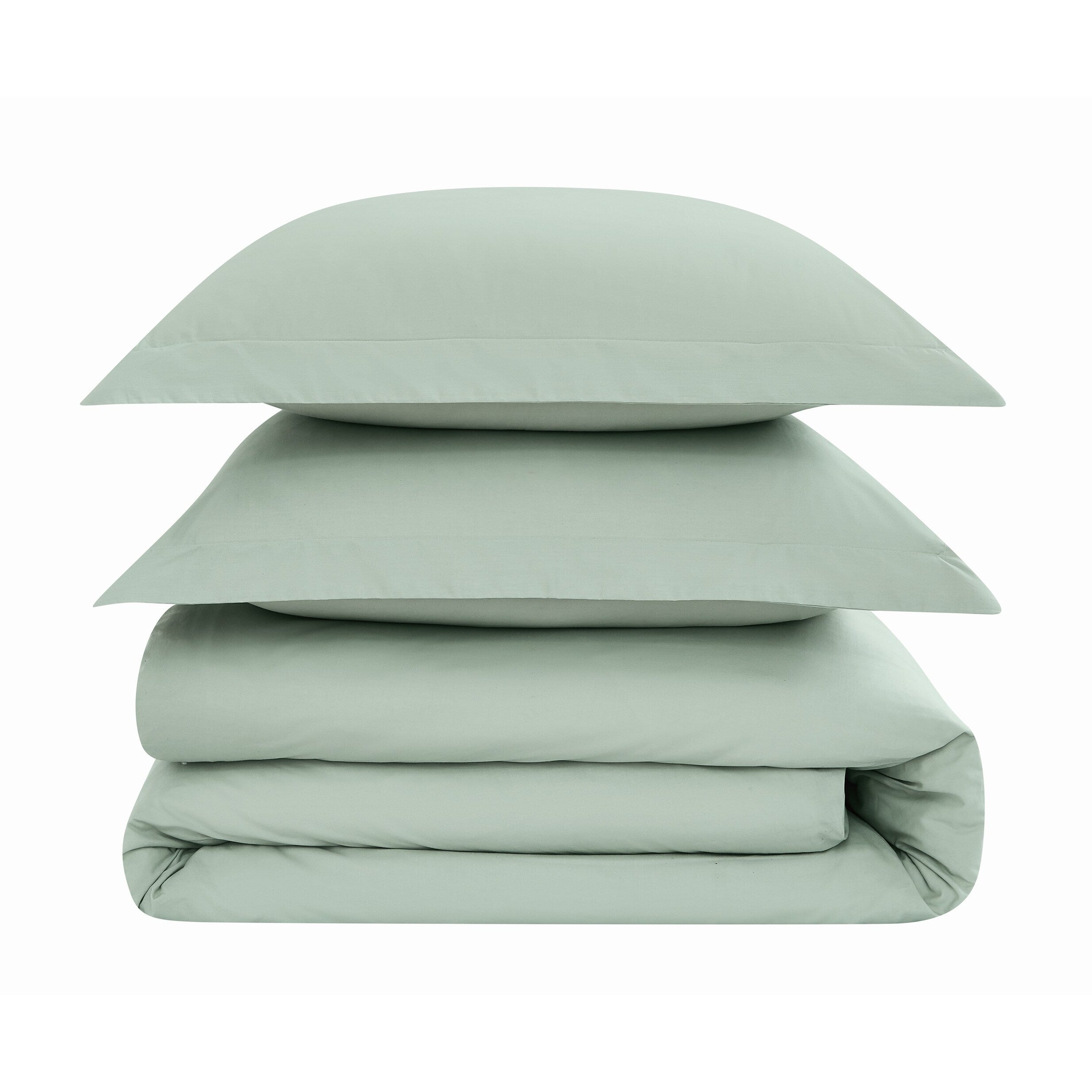 Parure de couette en percale de coton à tissage serré Brooklyn Loom