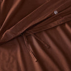 Parure de couette en percale de coton à tissage serré Brooklyn Loom