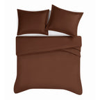 Parure de couette en percale de coton à tissage serré Brooklyn Loom