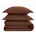 Parure de couette en percale de coton à tissage serré Brooklyn Loom