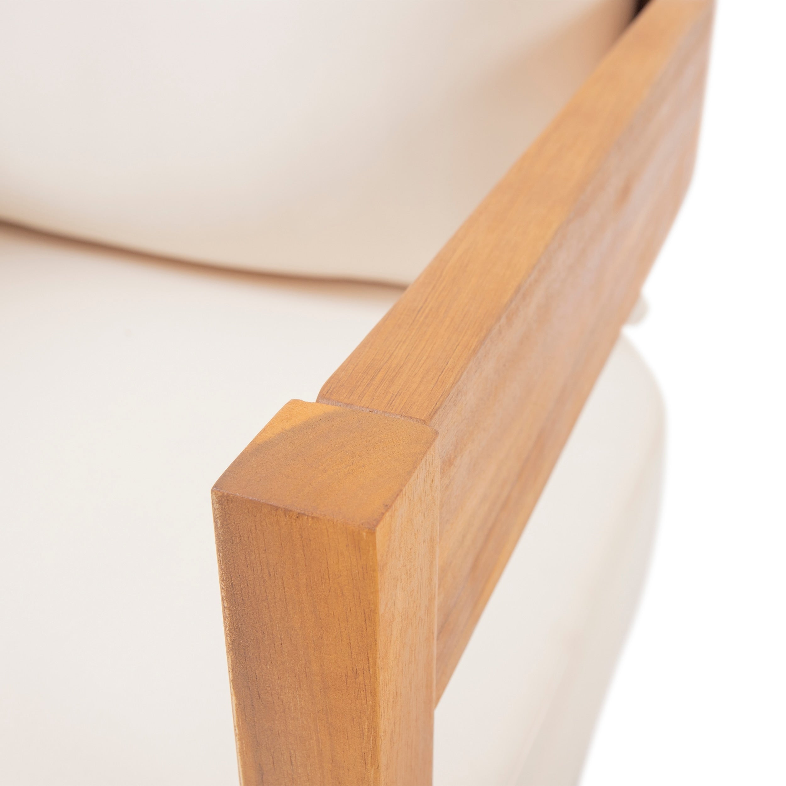 Ensemble causeuse d'extérieur en bois d'acacia Brooklyn avec table basse par Christopher Knight Home