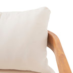 Ensemble causeuse d'extérieur en bois d'acacia Brooklyn avec table basse par Christopher Knight Home