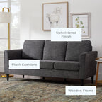 Canapé Brookside Clara 73 à accoudoirs incurvés rembourrés