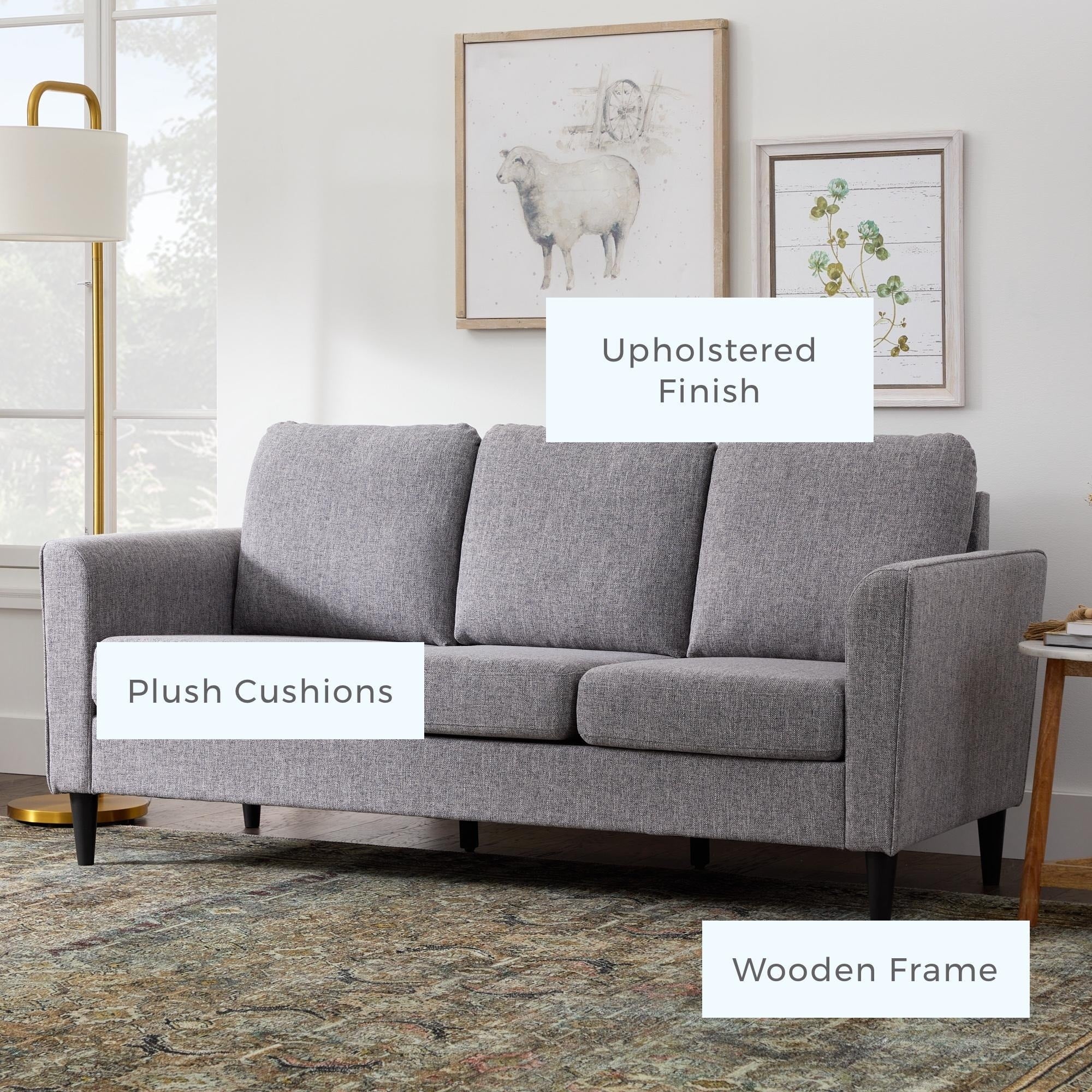 Canapé Brookside Clara 73 à accoudoirs incurvés rembourrés