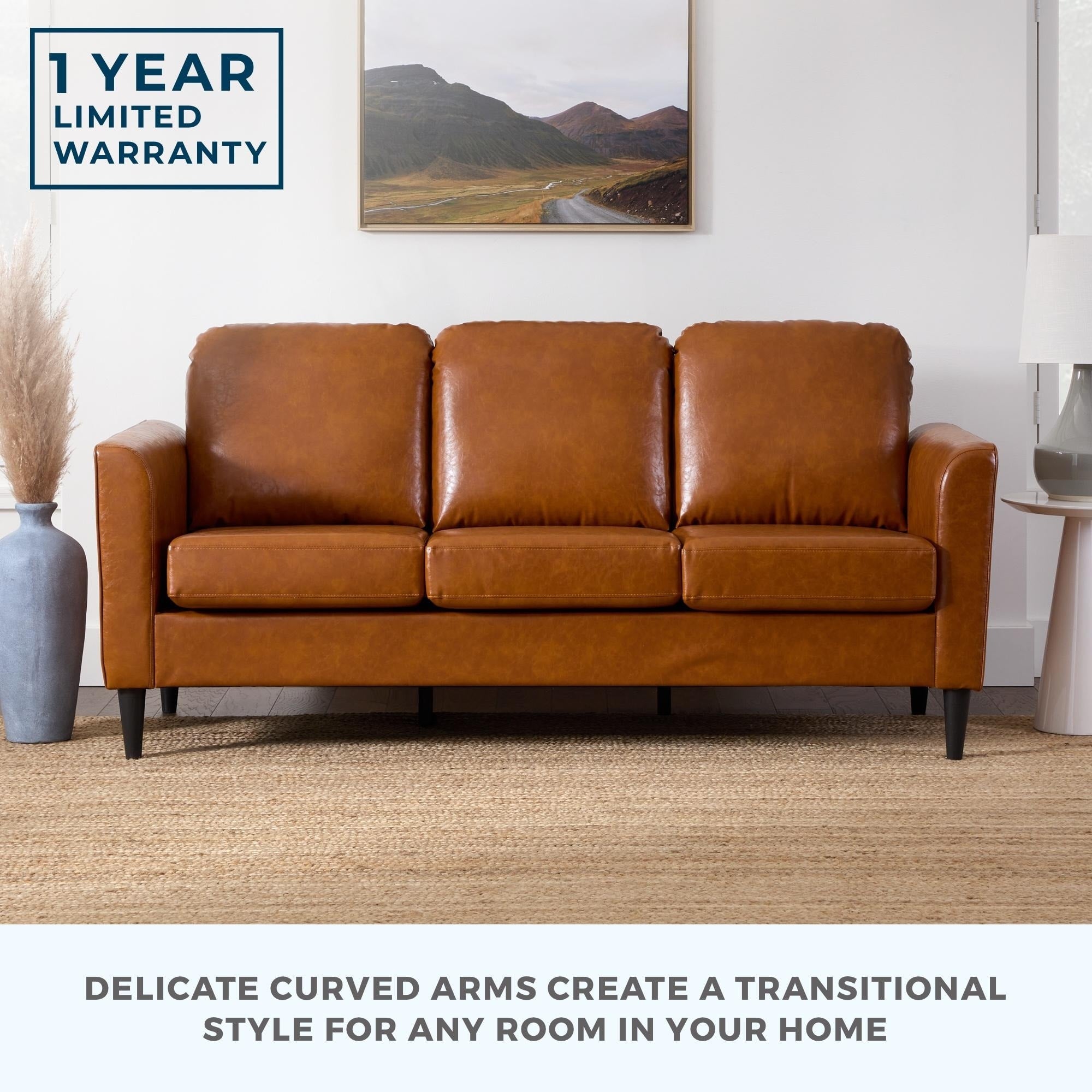 Canapé Brookside Clara 73 à accoudoirs incurvés rembourrés