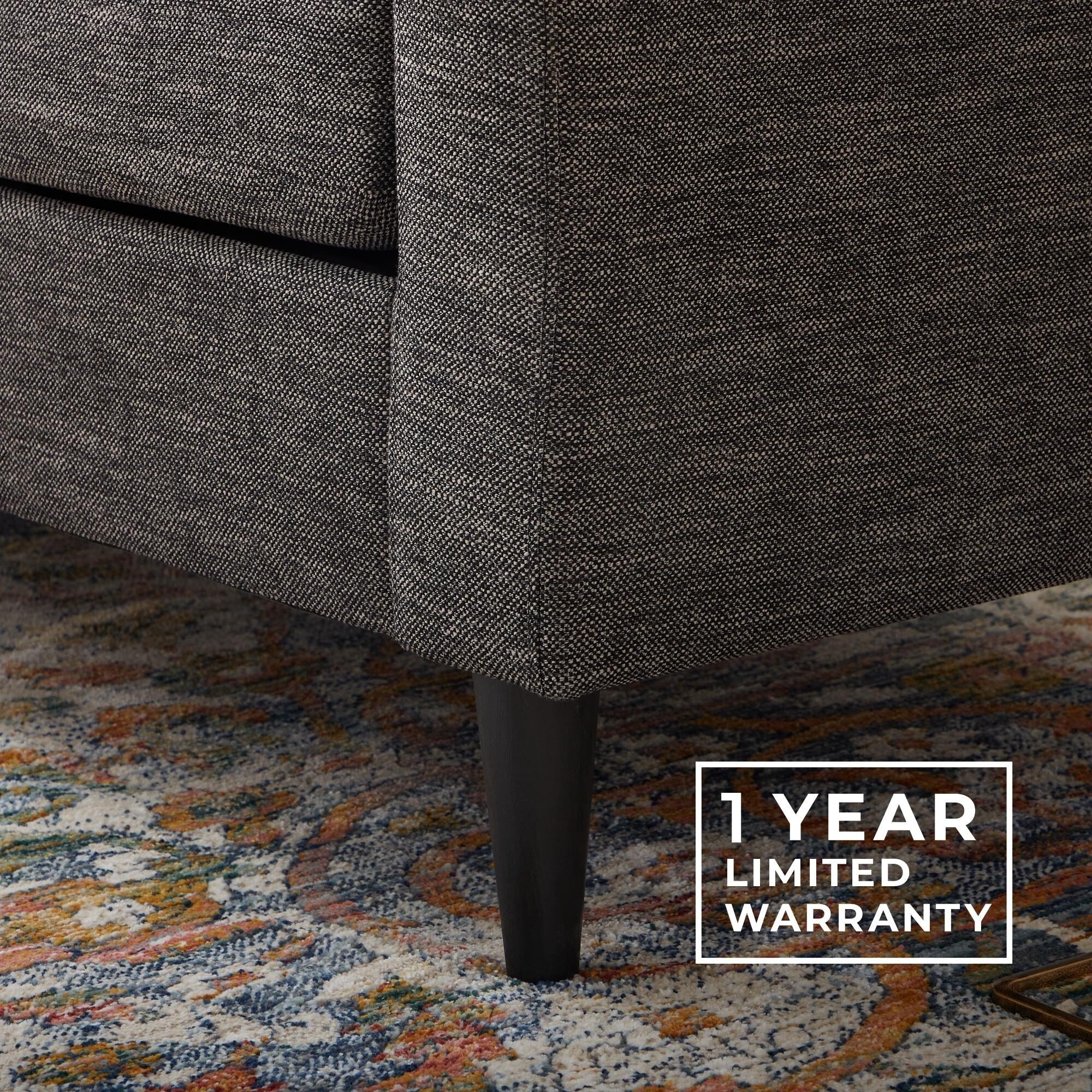 Canapé Brookside Ellen 75 à accoudoirs arrondis rembourré