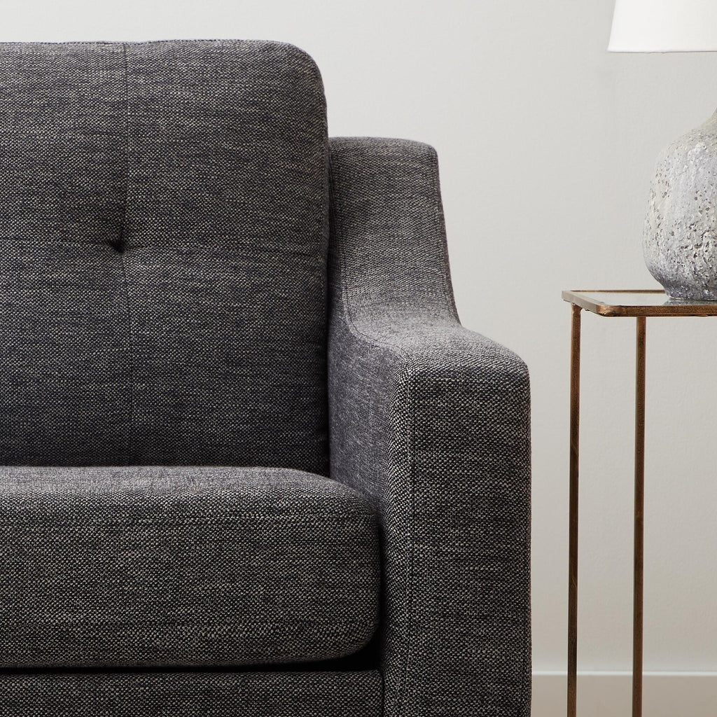 Canapé Brookside Ellen 75 à accoudoirs arrondis rembourré