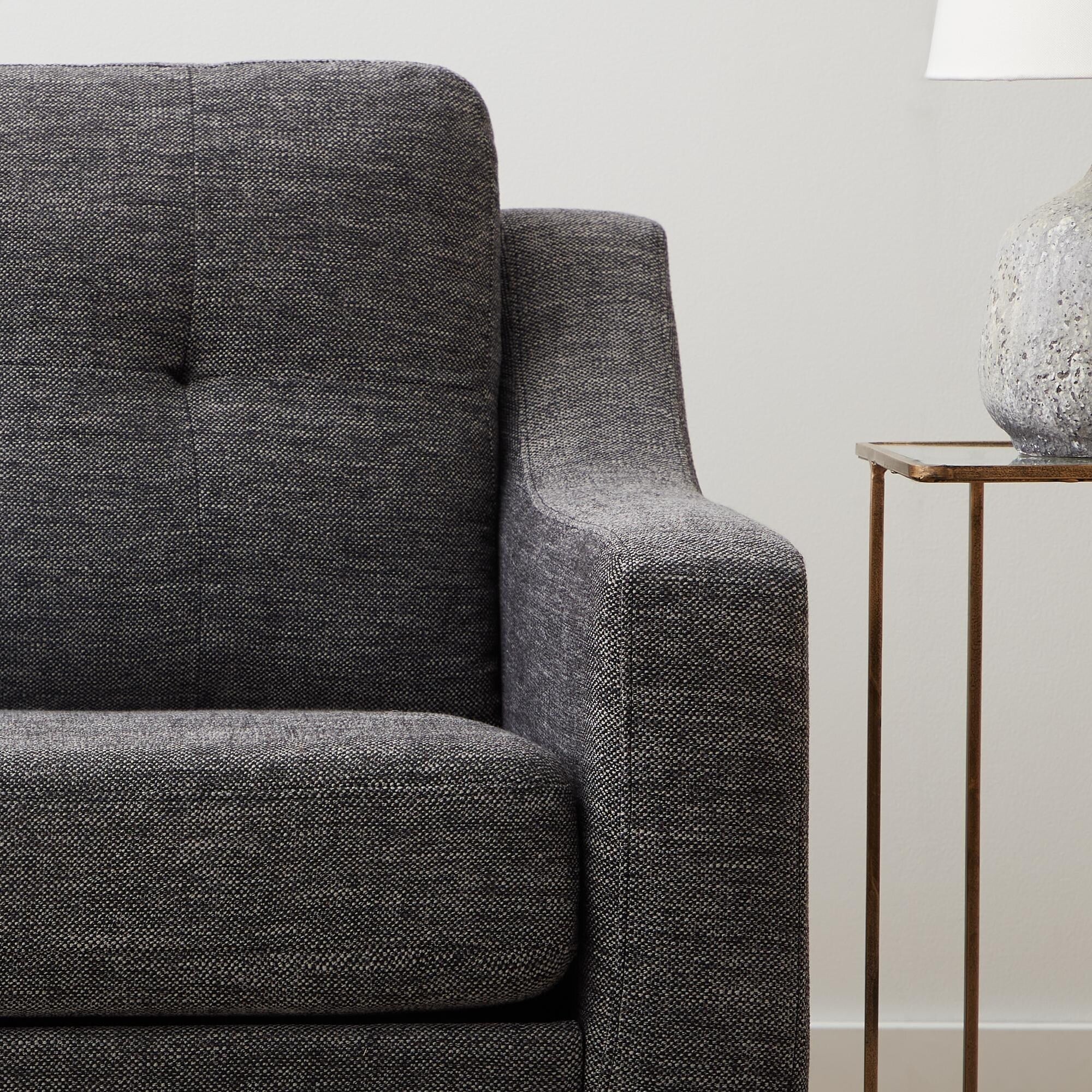 Canapé Brookside Ellen 75 à accoudoirs arrondis rembourré