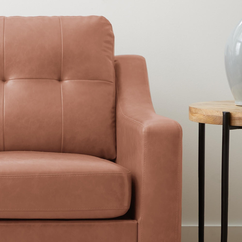 Canapé Brookside Ellen 75 à accoudoirs arrondis rembourré