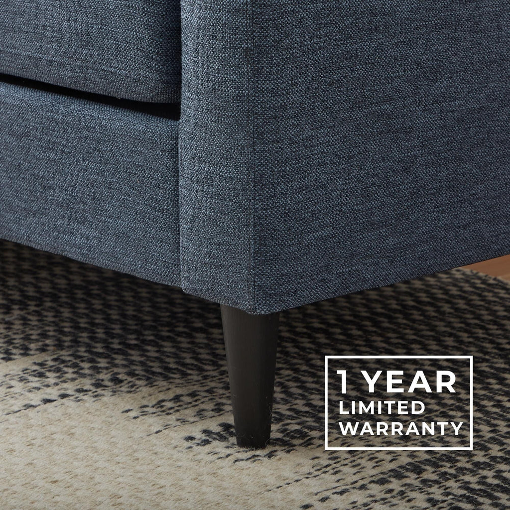 Canapé Brookside Ellen 75 à accoudoirs arrondis rembourré