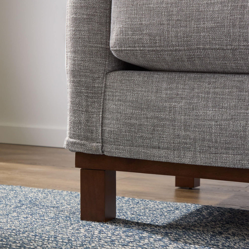 Canapé Brookside Kay avec base en bois rembourrée