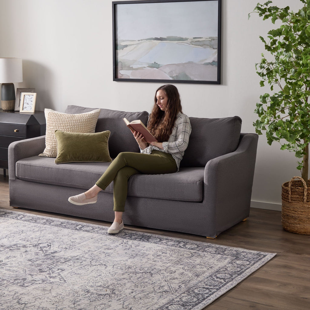 Canapé 3 places Brookside Nelle avec housse rembourrée