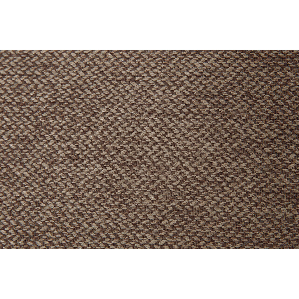 Canapé modulaire 3 places marron de 87,9 po avec pouf, accoudoirs et dossiers réglables, sièges avec rangement et coussins épais