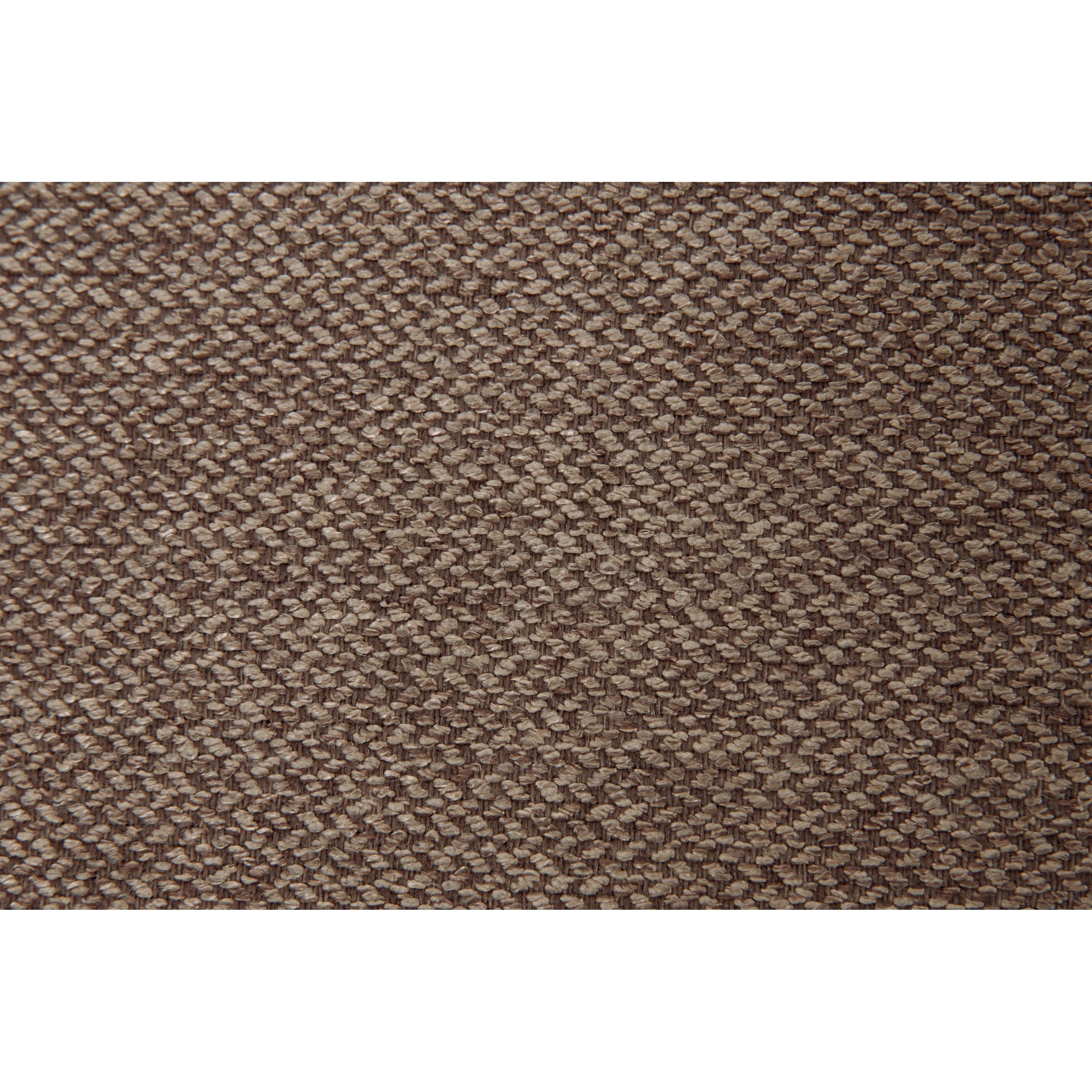 Canapé modulaire 3 places marron de 87,9 po avec pouf, accoudoirs et dossiers réglables, sièges avec rangement et coussins épais