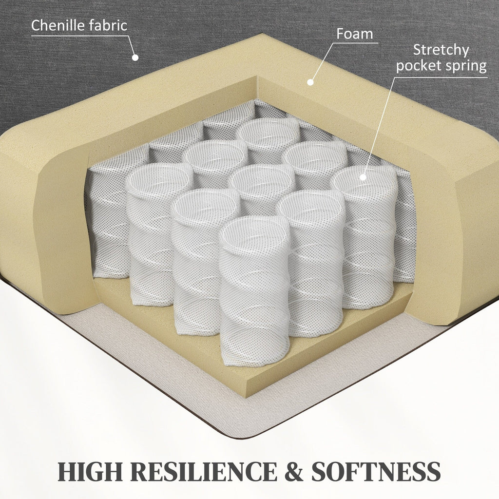 Fauteuil inclinable électrique marron avec massage par vibration, chauffage, positions réglables, télécommande et poches latérales