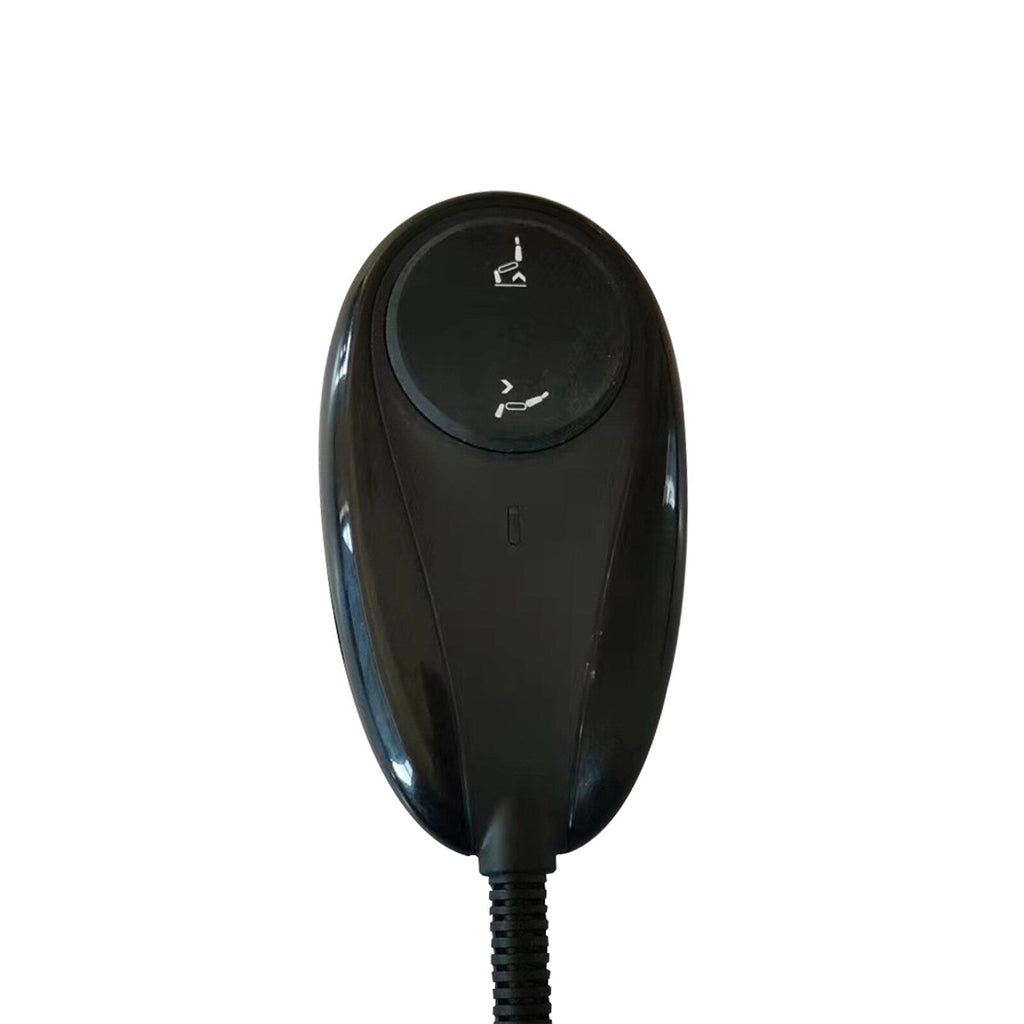 Fauteuil inclinable électrique robuste marron avec tissu antidérapant, coussin rembourré et fonctions réglables pour personnes âgées