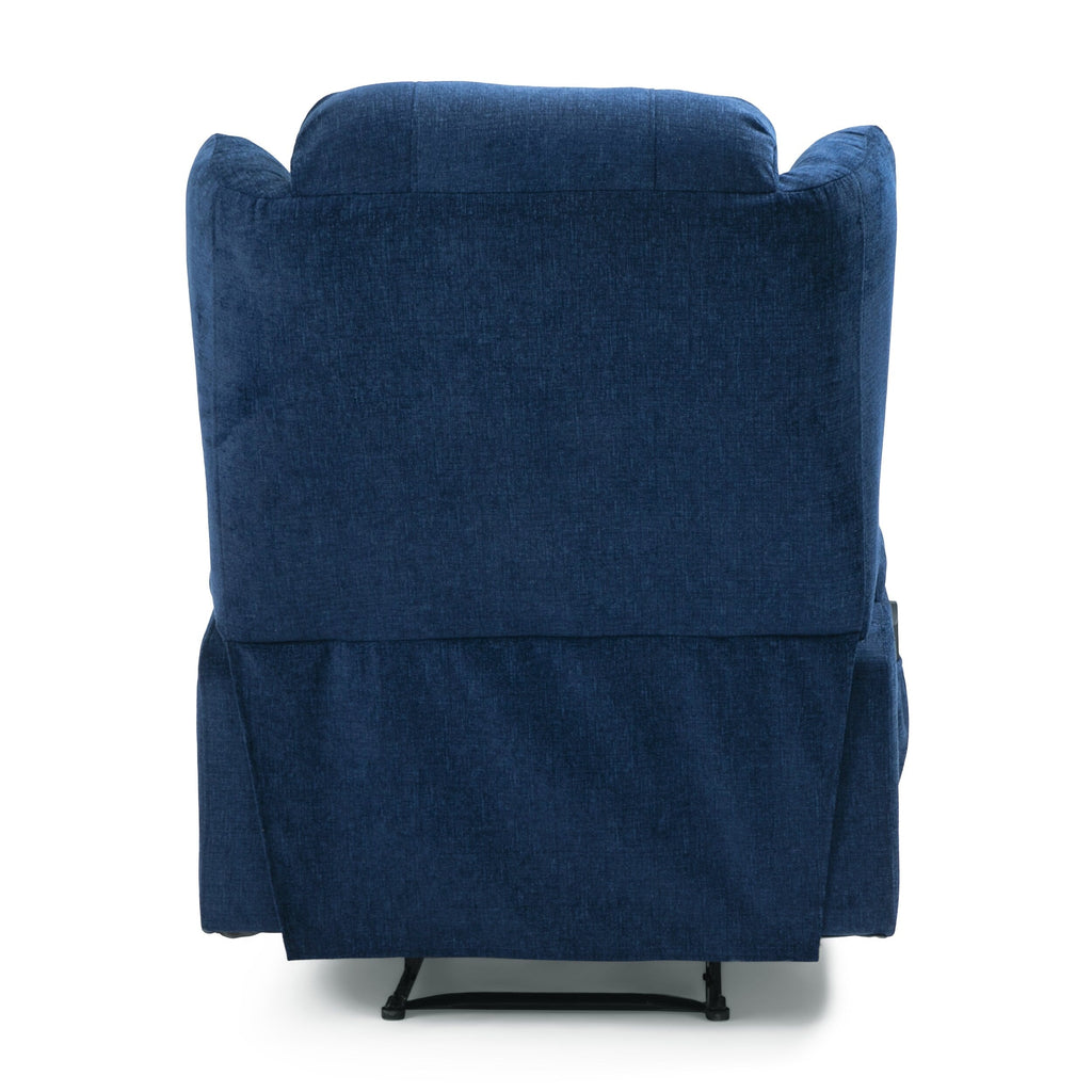 Fauteuil de massage inclinable marron avec chauffage, 5 modes, porte-gobelets, télécommande et fonction d'inclinaison manuelle