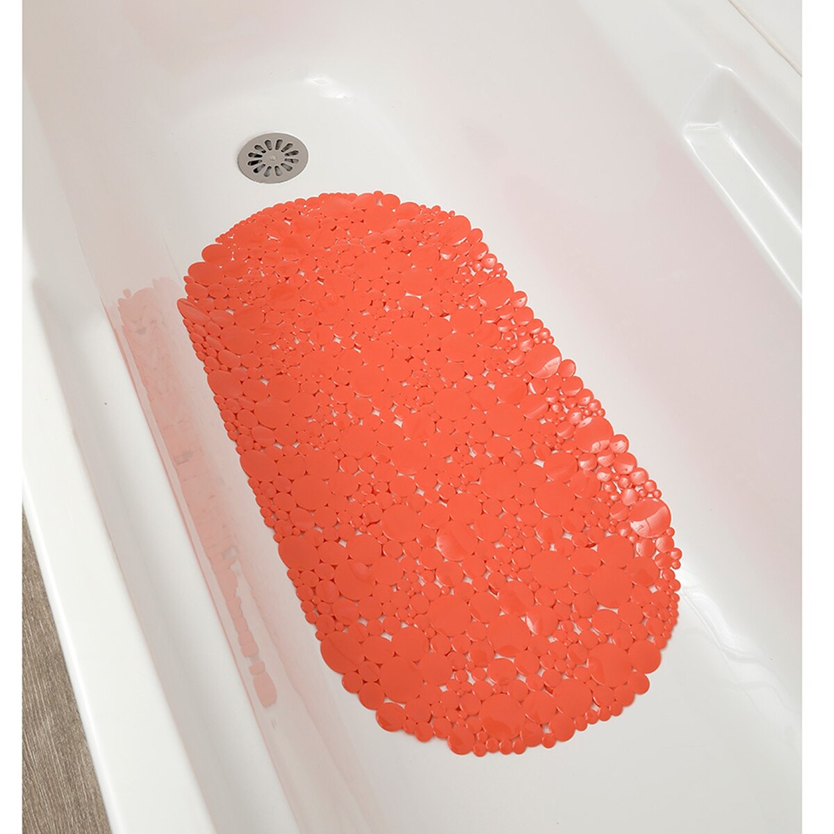 Tapis de bain ovale antidérapant Bubbles 28 L x 15 l