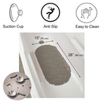 Tapis de bain ovale antidérapant Bubbles 28 L x 15 l