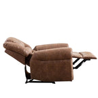 Fauteuil inclinable manuel classique et traditionnel avec accoudoirs et dossier confortables