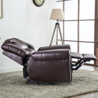 Fauteuil inclinable manuel classique et traditionnel avec accoudoirs et dossier confortables