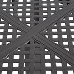 Ensemble de salle à manger d'extérieur Bullpond en aluminium et osier marron, 9 pièces, par Christopher Knight Home