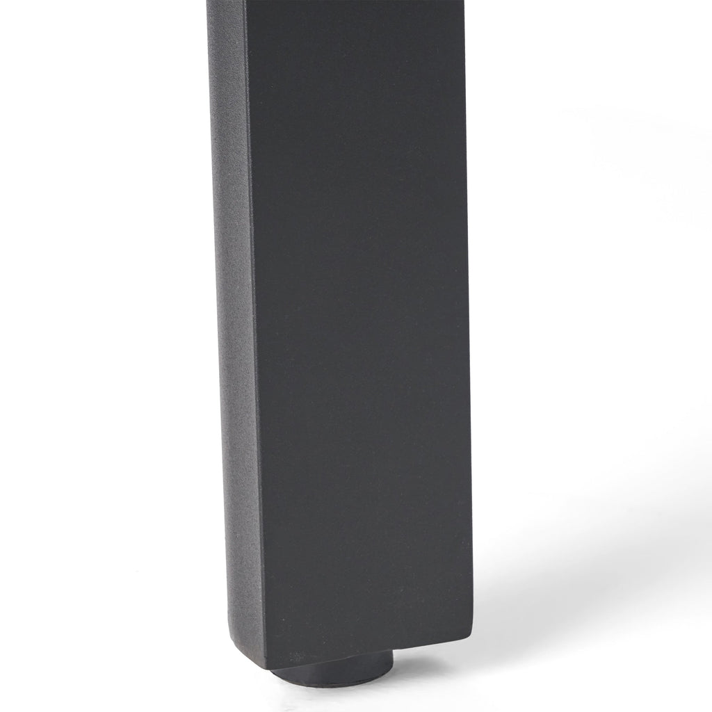 Ensemble de salle à manger d'extérieur Bullpond en aluminium et osier marron, 9 pièces, par Christopher Knight Home