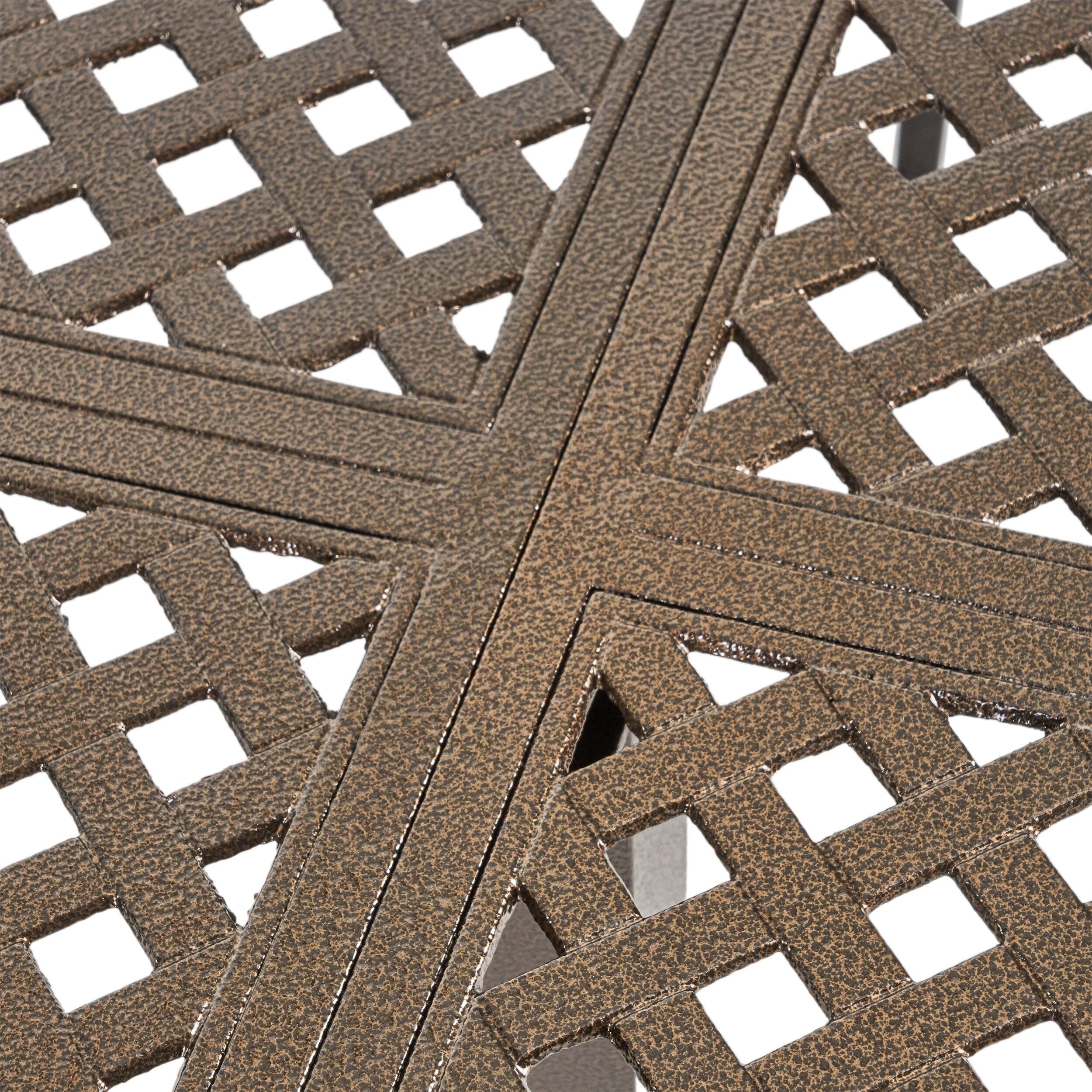 Ensemble de salle à manger d'extérieur Bullpond en aluminium et osier marron, 9 pièces, par Christopher Knight Home