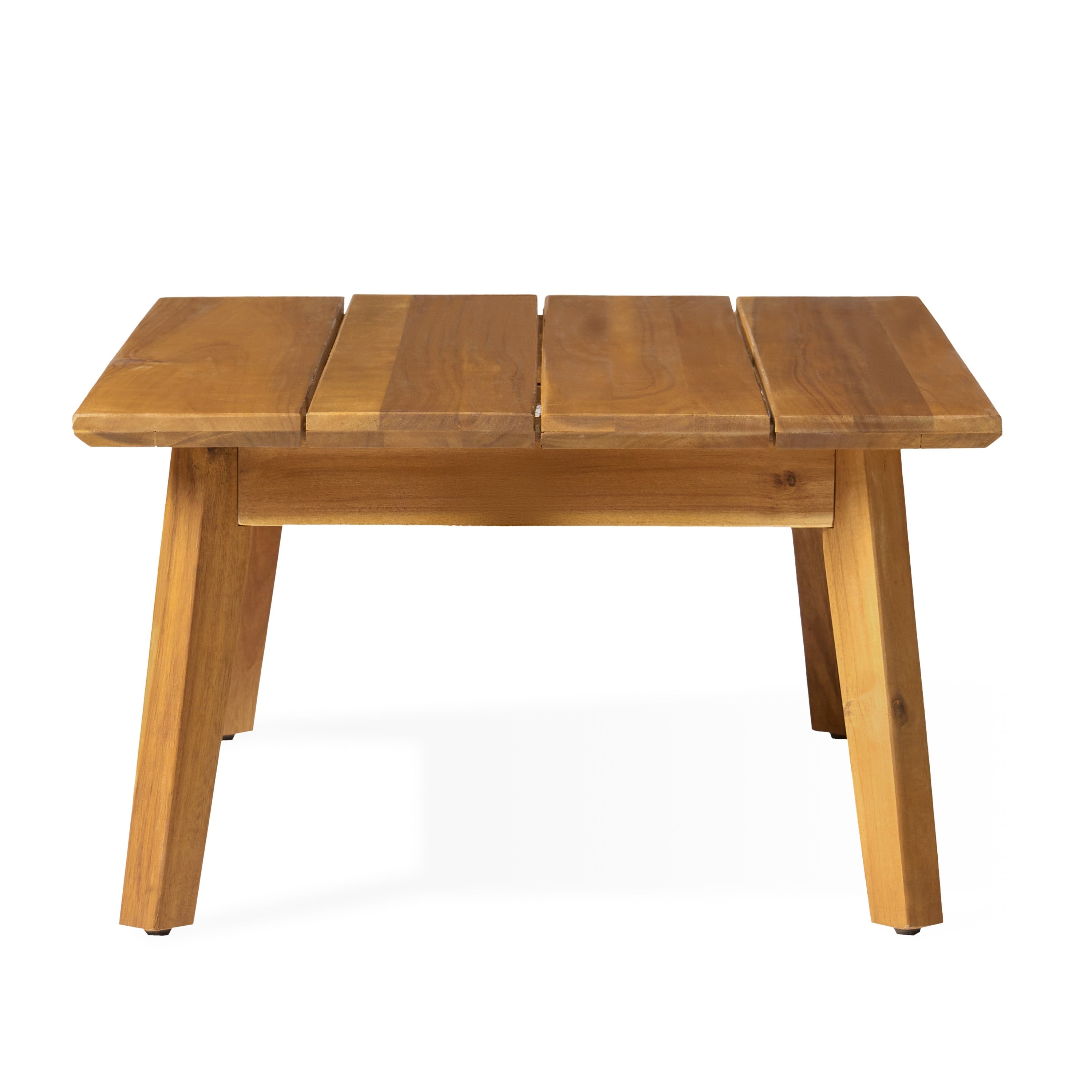 Christopher Knight Home Burchett Ensemble causeuse et table basse d'extérieur en bois d'acacia avec coussins Sunbrella en option