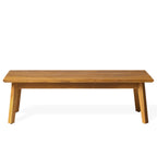 Christopher Knight Home Burchett Ensemble causeuse et table basse d'extérieur en bois d'acacia avec coussins Sunbrella en option