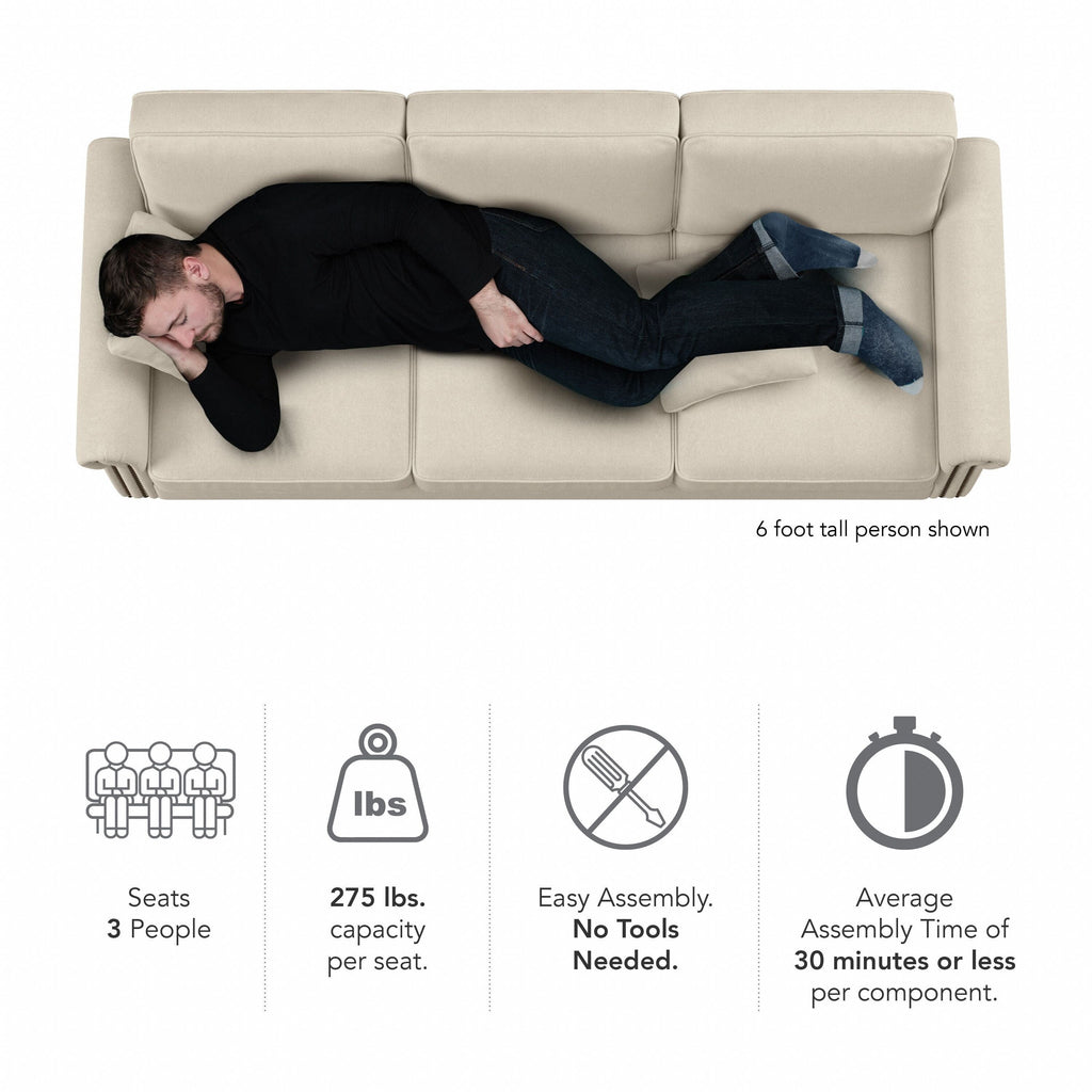 Grand canapé de salon 3 places Bush Furniture Coventry 85W