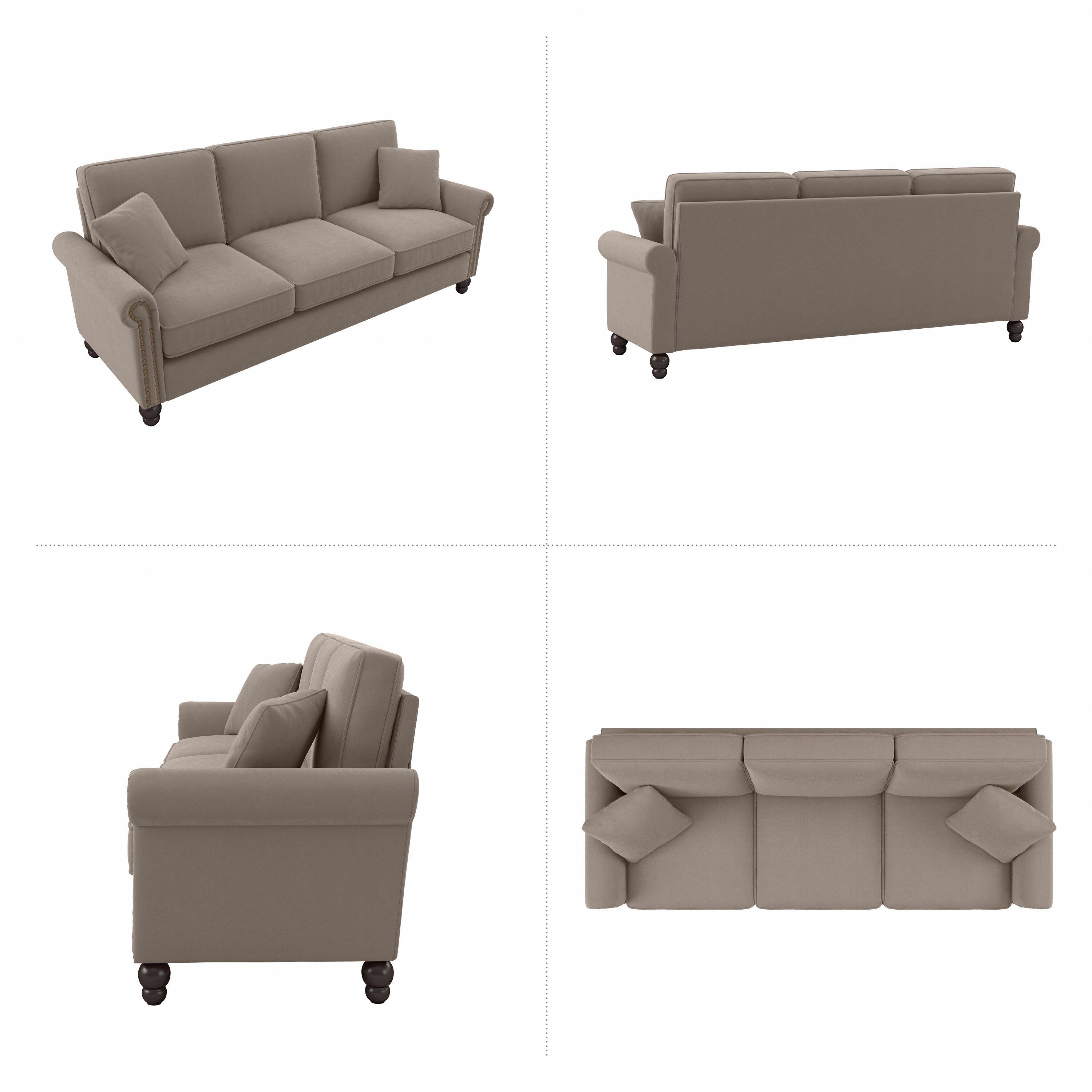 Grand canapé de salon 3 places Bush Furniture Coventry 85W