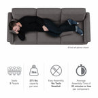 Grand canapé de salon 3 places Bush Furniture Coventry 85W