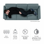 Grand canapé de salon 3 places Bush Furniture Coventry 85W