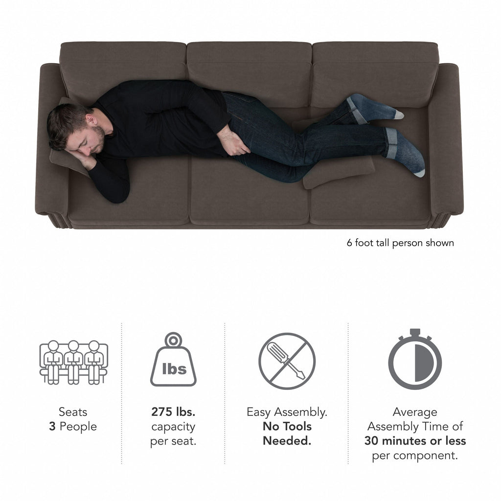 Grand canapé de salon 3 places Bush Furniture Coventry 85W