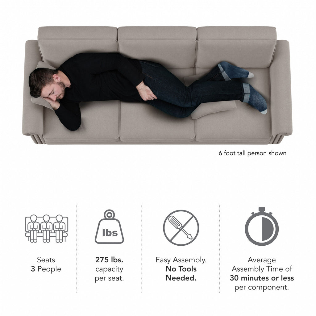 Grand canapé de salon 3 places Bush Furniture Coventry 85W