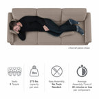 Grand canapé de salon 3 places Bush Furniture Coventry 85W