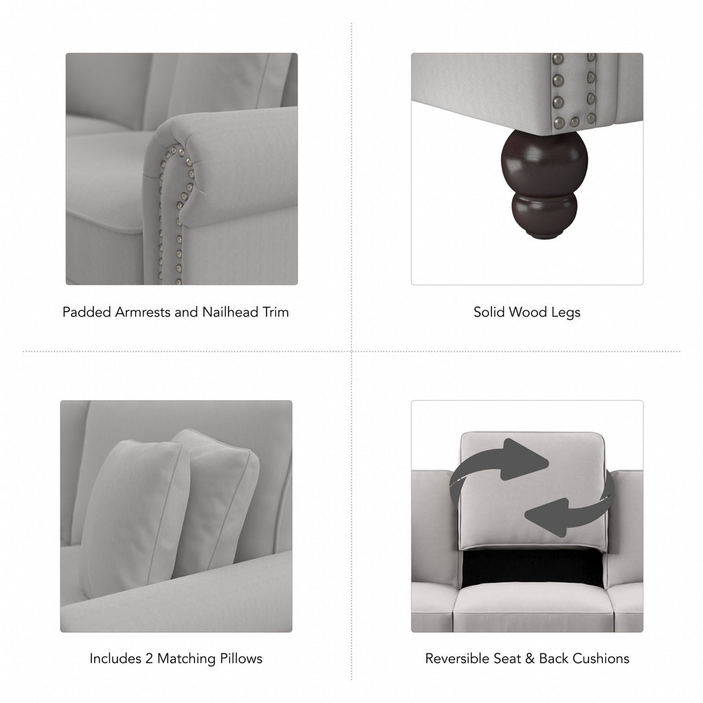 Grand canapé de salon 3 places Bush Furniture Coventry 85W