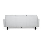 Canapé 3 places capitonné avec pieds en bois de bouleau