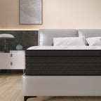 Matelas hybride à ressorts ensachés moyens CHEVNI 14 pour lit simple