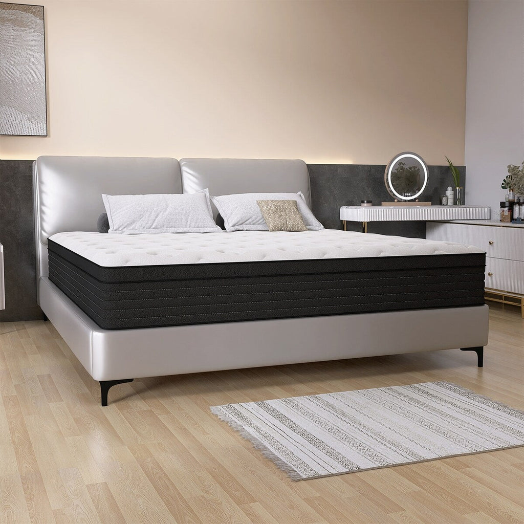 Matelas hybride à ressorts ensachés moyens CHEVNI 14 pour lit simple