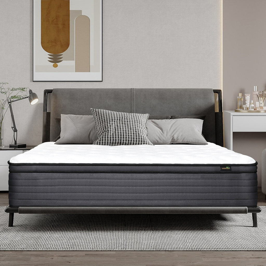 Matelas hybride à ressorts ensachés moyens CHEVNI 14 pour lit simple