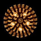 Plafonnier en cristal à 5 ​​lumières CO-Z 11