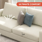 Canapé rembourré CO-Z 86.6 pour salon 3 places