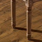 Tabouret de pied et tabouret de coiffeuse rembourrés vintage français CO-Z