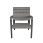 Ensemble de conversation d'extérieur en résine COSCO 4 pièces